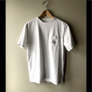 Vineyard Vines Palm Beach Tee White 100% Cotton XS